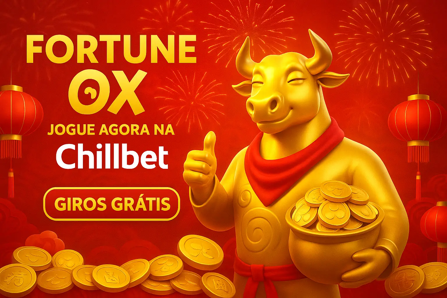 Fortune Ox no CHILLBET - Aposte Agora e Reivindique Seus Ganhos